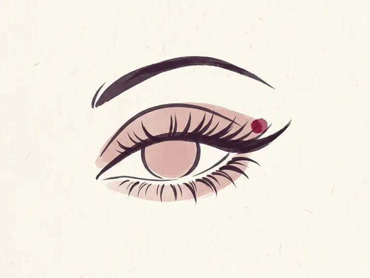 Cat Eye lash style illustration