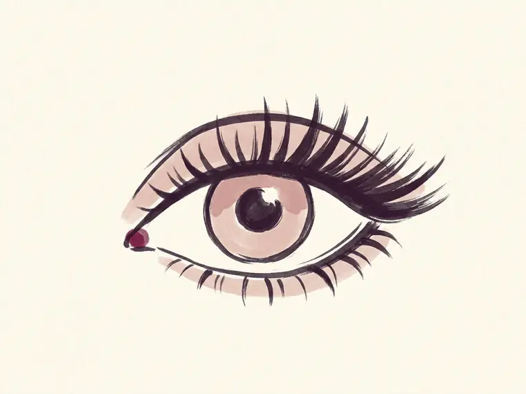 Doll Eye lash style illustration